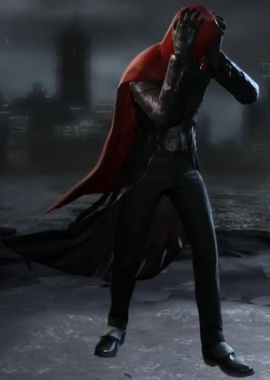 nightwing arkham city red