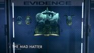 The Mad Hatter's display case at the GCPD in Season of Infamy