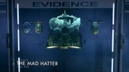 The Mad Hatter's display case at the GCPD in Season of Infamy