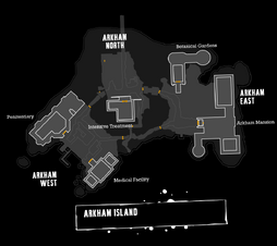 Clean Arkham Asylum Map