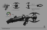 Remote Claw Concept Art Arkham Origins.