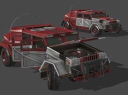 Arkham Knight militia Humvee