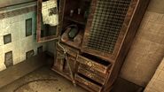 Firefly's equipment in the Observation Room at the Medical Facility on Arkham Island.