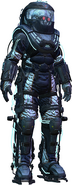 Fully body shot of Mr. Freeze in Arkham Knight