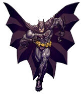 Imagem de Batman na biografia de Arkham Asylum.