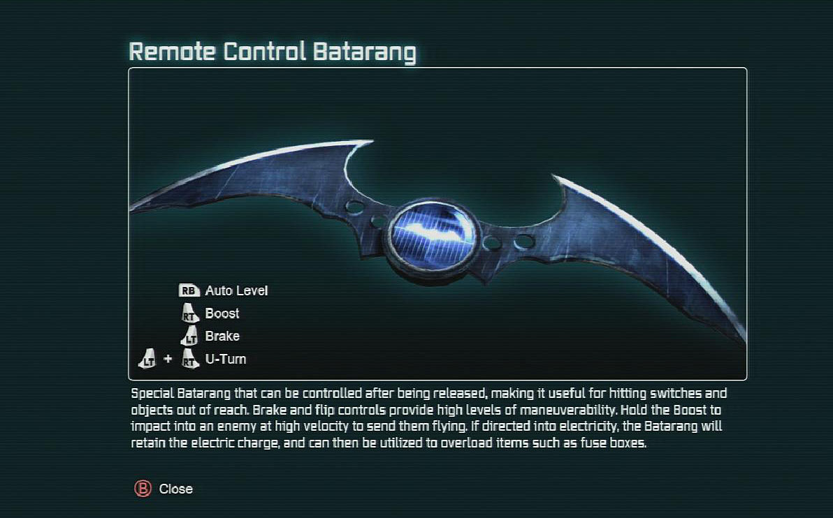 Remote Control Batarang | Arkham Wiki | Fandom