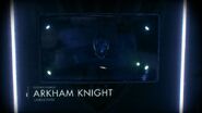 The Arkham Knight's Display Case in the Evidence Room at the GCPD Lockup in Arkham Knight