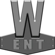 Wayne Enterprises logo as seen on the building in Arkham Asylum.