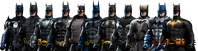 Arkham-batsuits