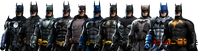 Arkham Origins skin Batsuit pack collection.