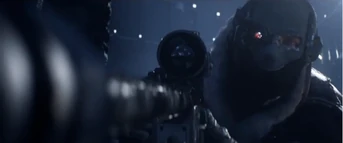 108DeadshotArkhamOrigins.png (245 KB) Deadshot in the Arkham Origins trailer.