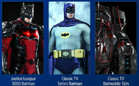 Justice League 3000 Batman & Classic 60's Batman (Adam West suit).