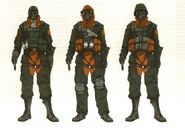 Concept Art Militia Soldiers.