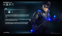 Nightwing Biography Arkham Knight.