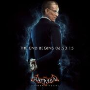 Alfred Pennyworth Promotional Poster Arkham Knight.