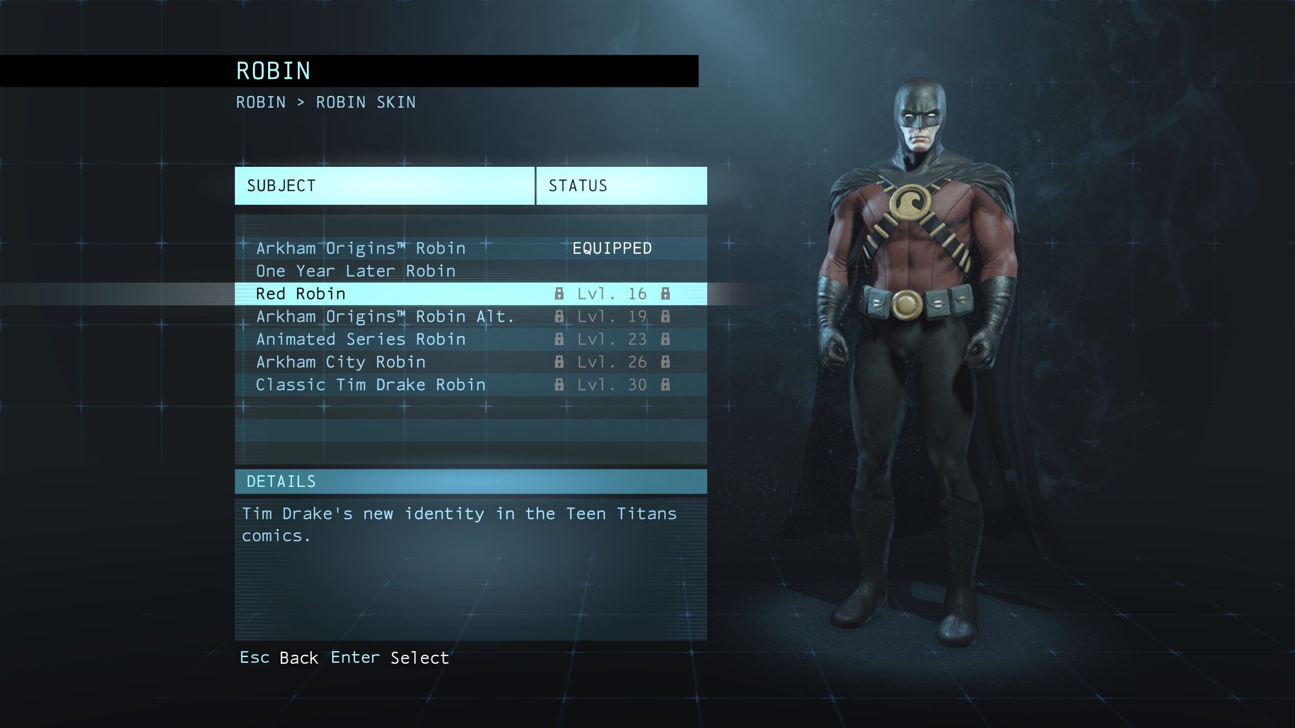 batman arkham city batman beyond skin code