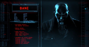 Bane's Profile in Arkham Origins.