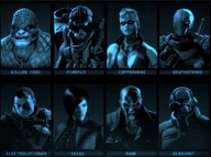 Deadshot along with the other seven assassins.