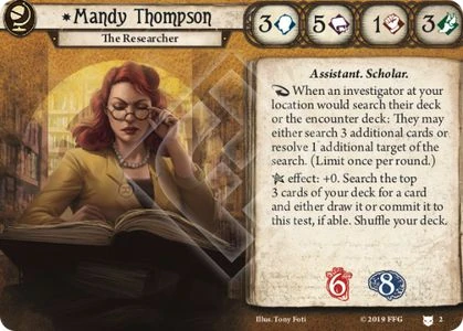 Mandy Thompson | Arkham Horror: The Card Game Wiki | Fandom Mandy Thompson | Arkham Horror: The Card Game Wiki | Fandom
