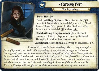 Carolyn Fern | Arkham Horror: The Card Game Wiki | Fandom