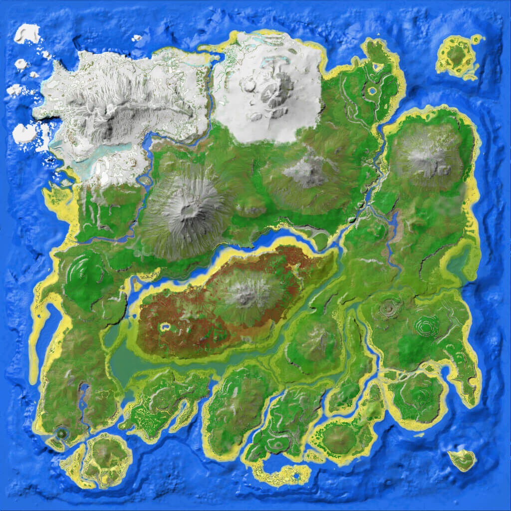 Explorer Map The Island Official Ark Survival Evolved Wiki