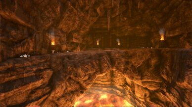 Ark The Island Lava Cave Map Lavacave (The Center) - Ark: Survival Evolved Wiki