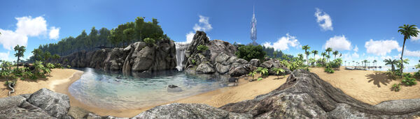 Northen Shore Waterfall Panorama