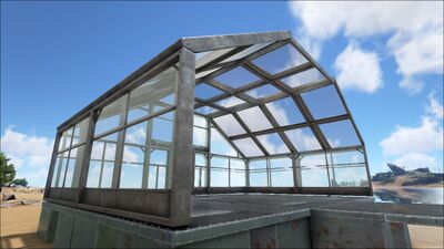Sloped Greenhouse Roof Official Ark Survival Evolved Wiki