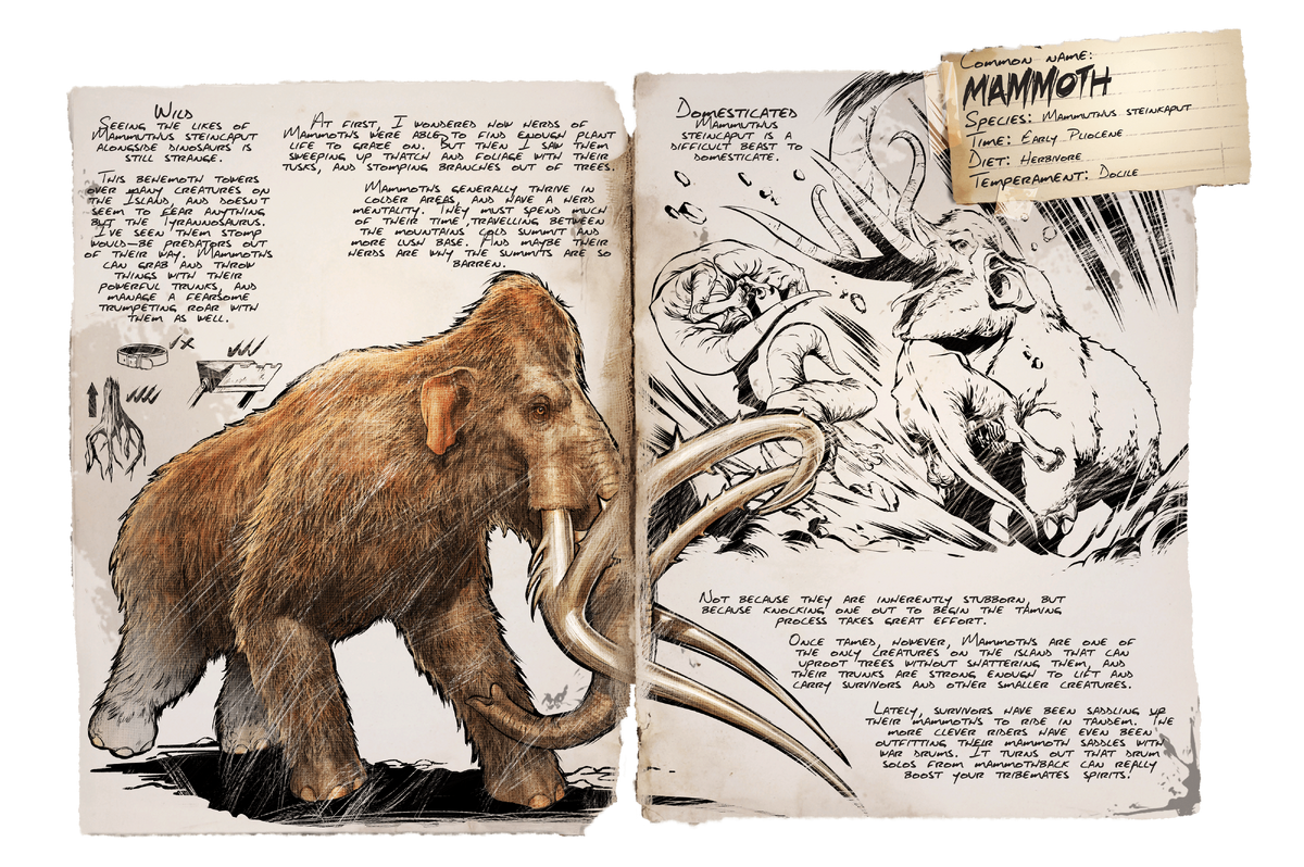 Mammoth Official Ark Survival Evolved Wiki