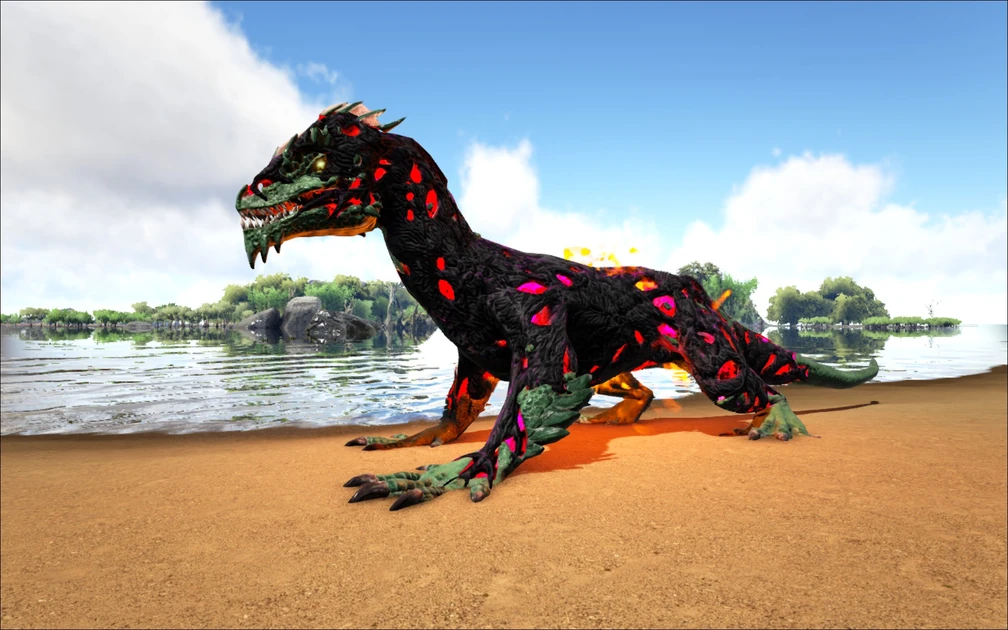 ModArk Eternal/Elemental Corrupted Fire Rock Drake ARK Survival