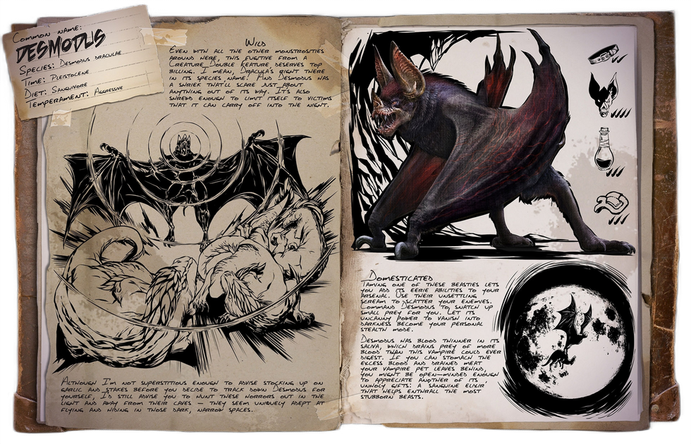 Desmodus - ARK: Survival Evolved Wiki Desmodus - ARK: Survival Evolved Wiki