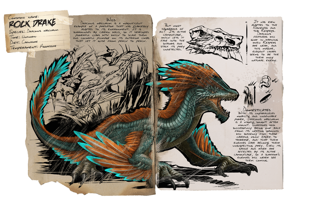 Rock Drake Official Ark Survival Evolved Wiki