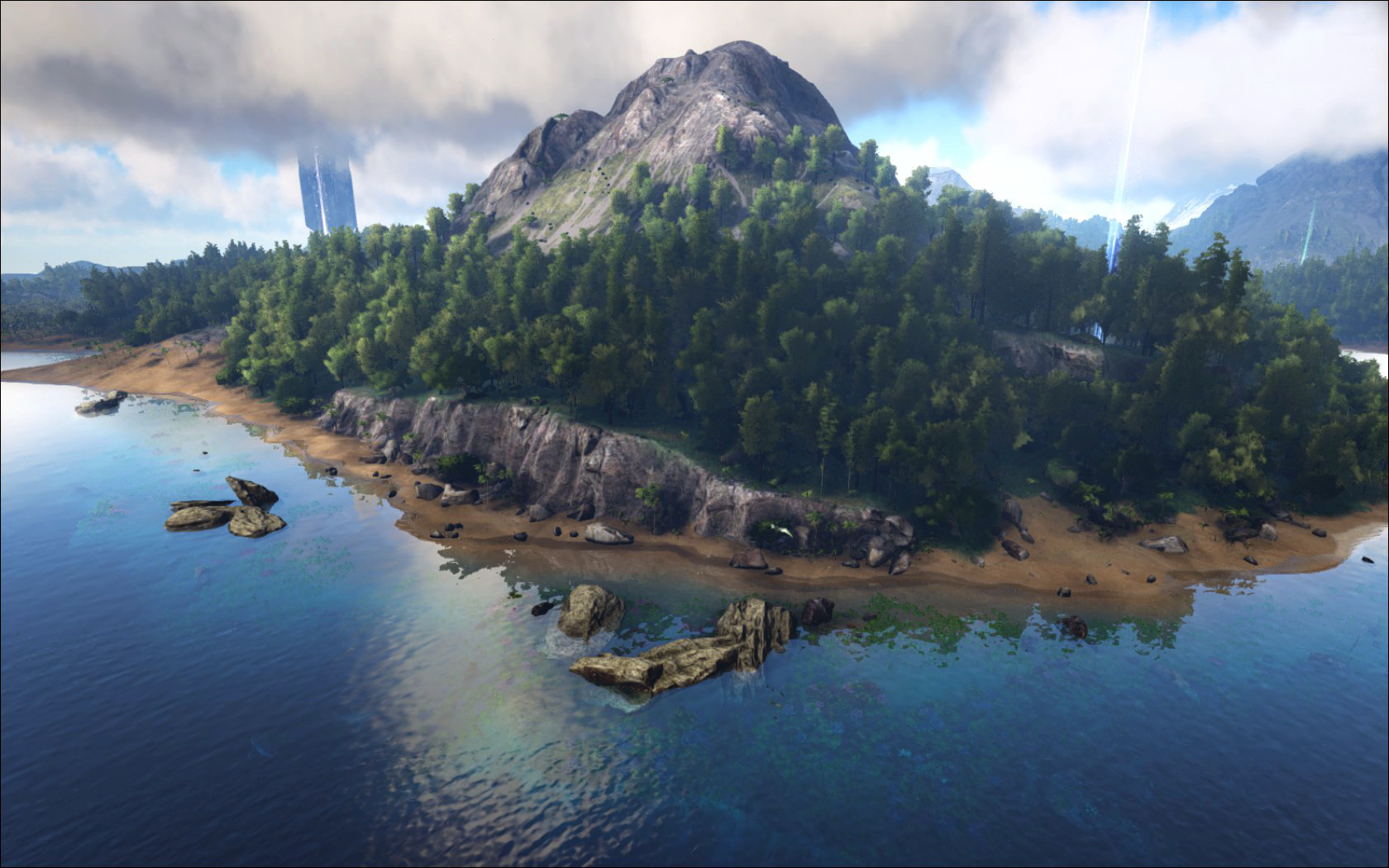 Ark survival evolved the island. АРК Исланд. The Island АРК. Исланд болото Ark. АРК жемчуг Исланд.