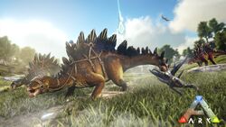 Ark Taming Stegosaurus