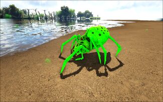 Elemental Poison Araneo Official Ark Survival Evolved Wiki Survival evolved, the araneo eats spoiled meat, raw meat, and raw fish meat. elemental poison araneo official ark