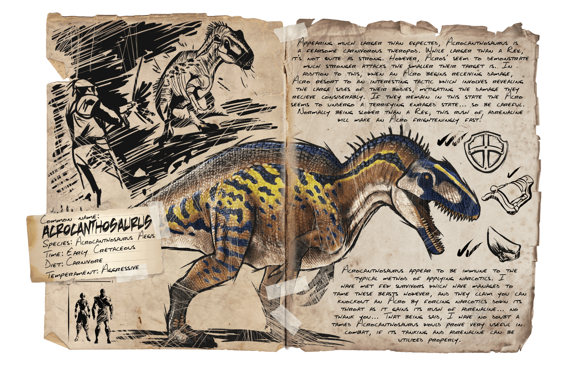 Been mutating my Ark Additions Deinosuchus and came up with some