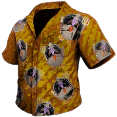 Murder-Turkey-Print Shirt Skin