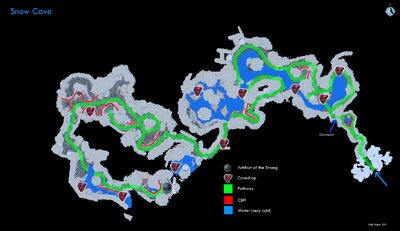 South East Cave Map Ark Snow Cave - Ark: Survival Evolved Wiki