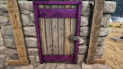 Reinforced Wooden Door Official Ark Survival Evolved Wiki