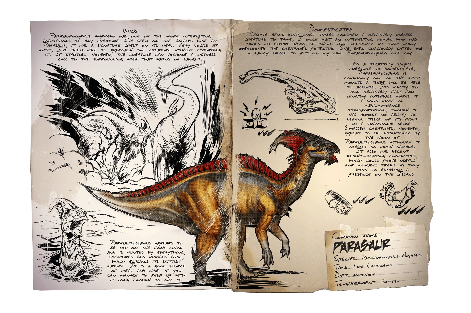 Parasaur Official Ark Survival Evolved Wiki