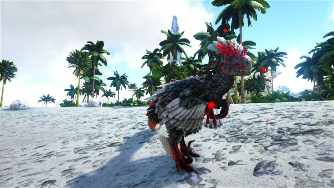 ModCrystal Isles Dino Collection/Crystal Deinonychus ARK Survival
