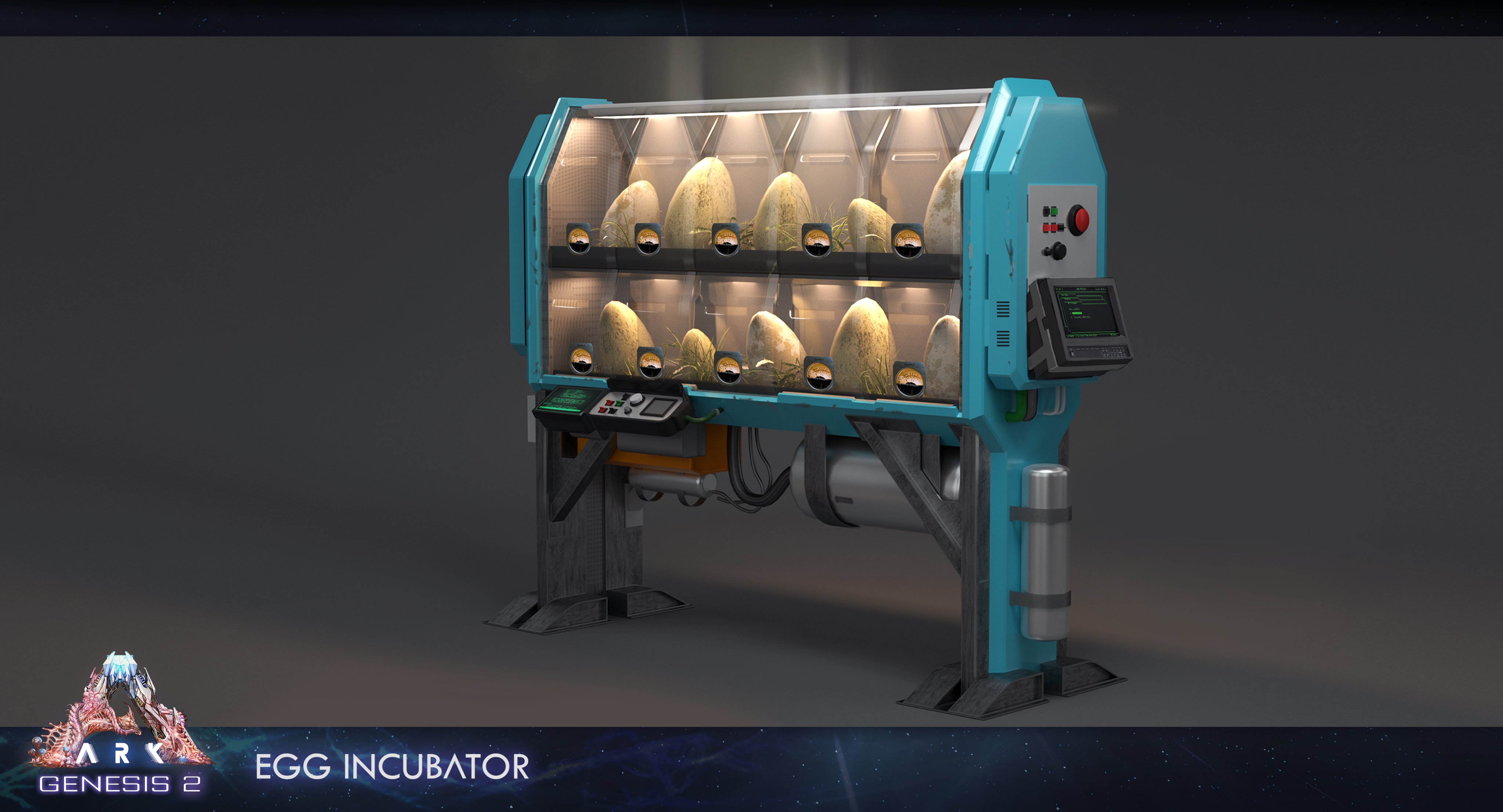 ark egg incubator set up