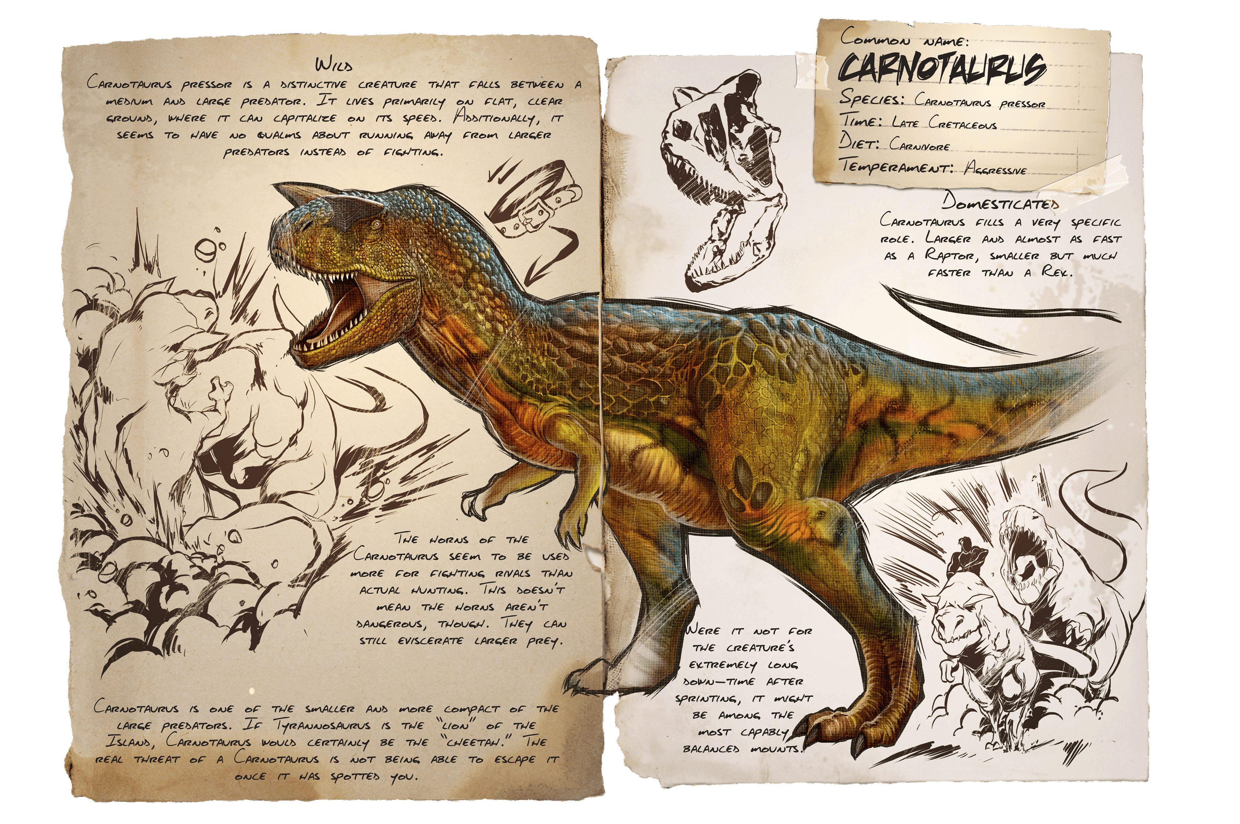 Carnotaurus - ARK: Survival Evolved Wiki