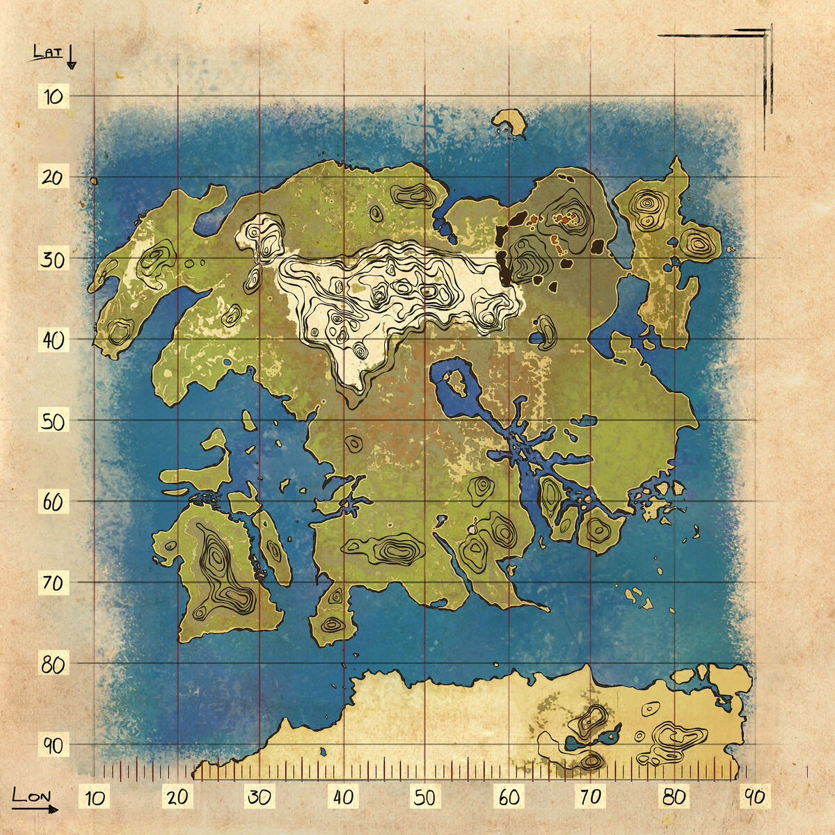 Resource Map Lost Island Official ARK Survival Evolved Wiki   1200