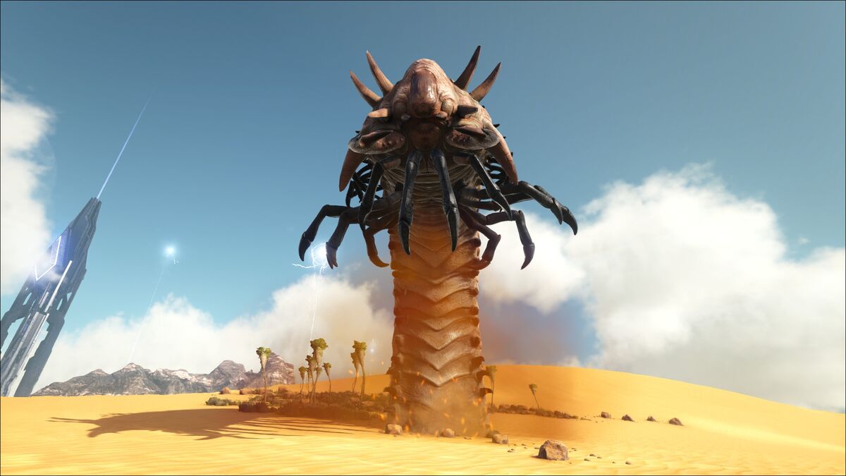 Alpha Deathworm Official Ark Survival Evolved Wiki Alpha Deathworm Official Ark Survival Evolved Wiki