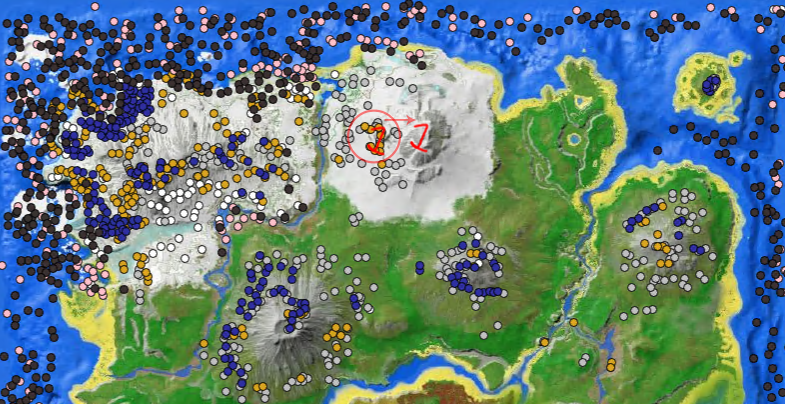 Resource Map For Ark Talk:resource Map (The Island) - Ark: Survival Evolved Wiki