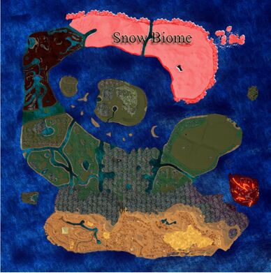 Ark The Island Biome Map Snow Biome - Ark: Survival Evolved Wiki