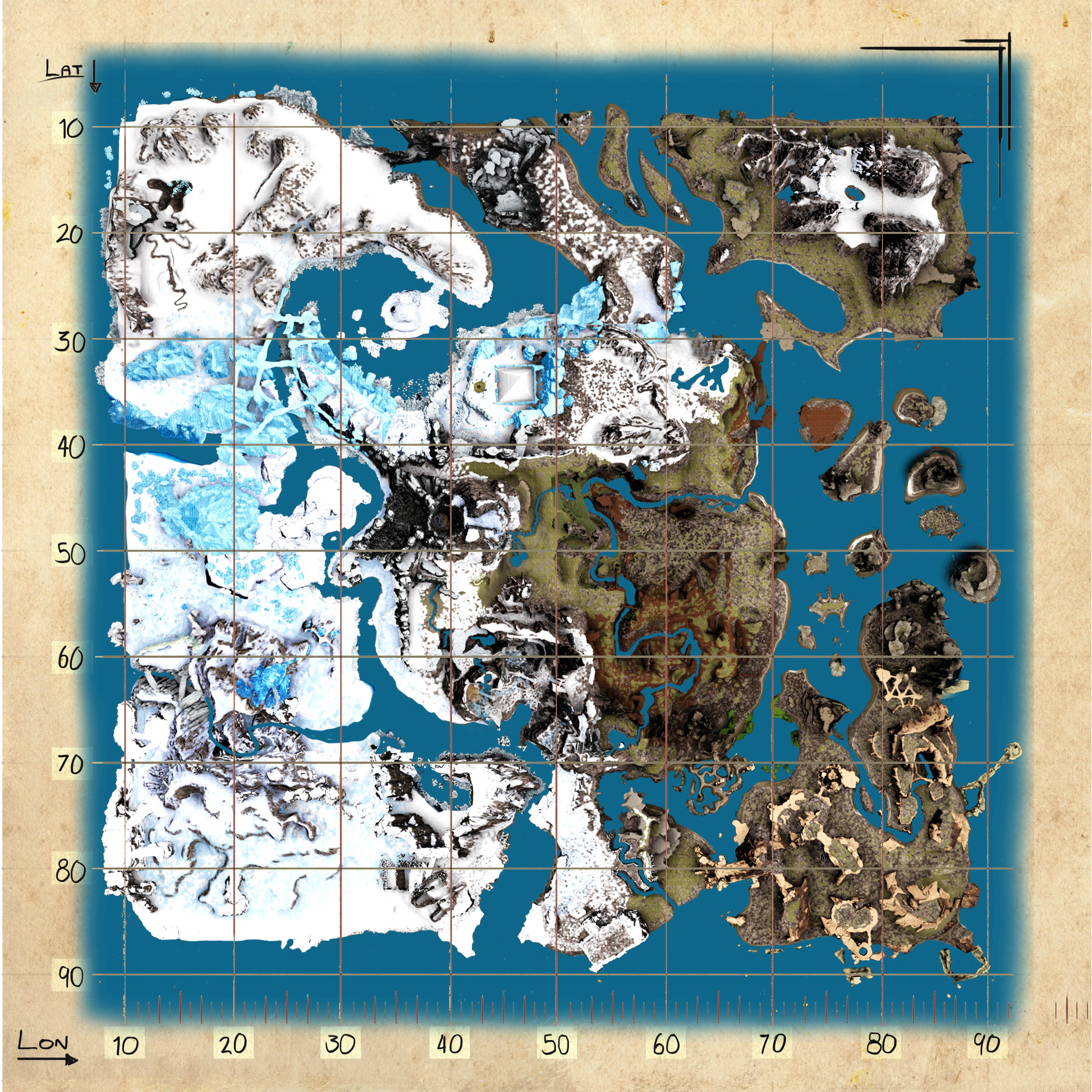 Ark fjordur карта ресурсов