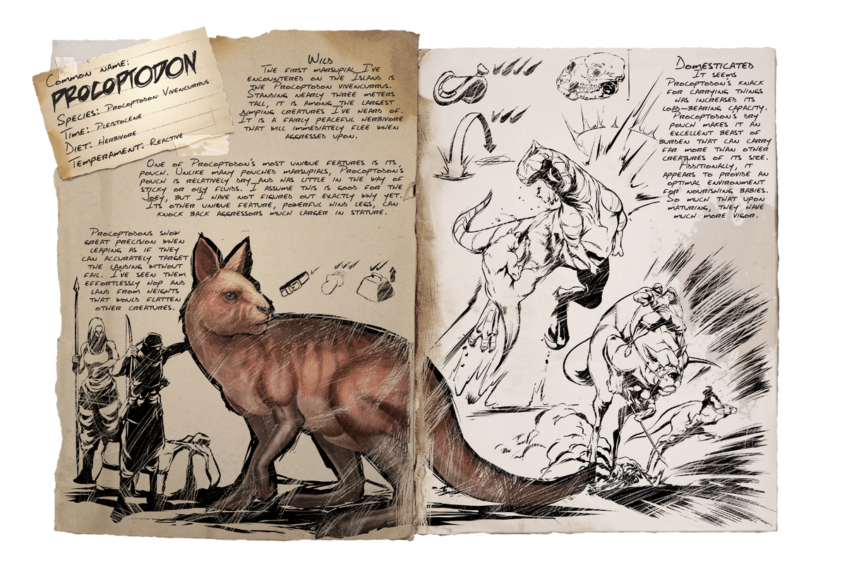 Procoptodon Official Ark Survival Evolved Wiki