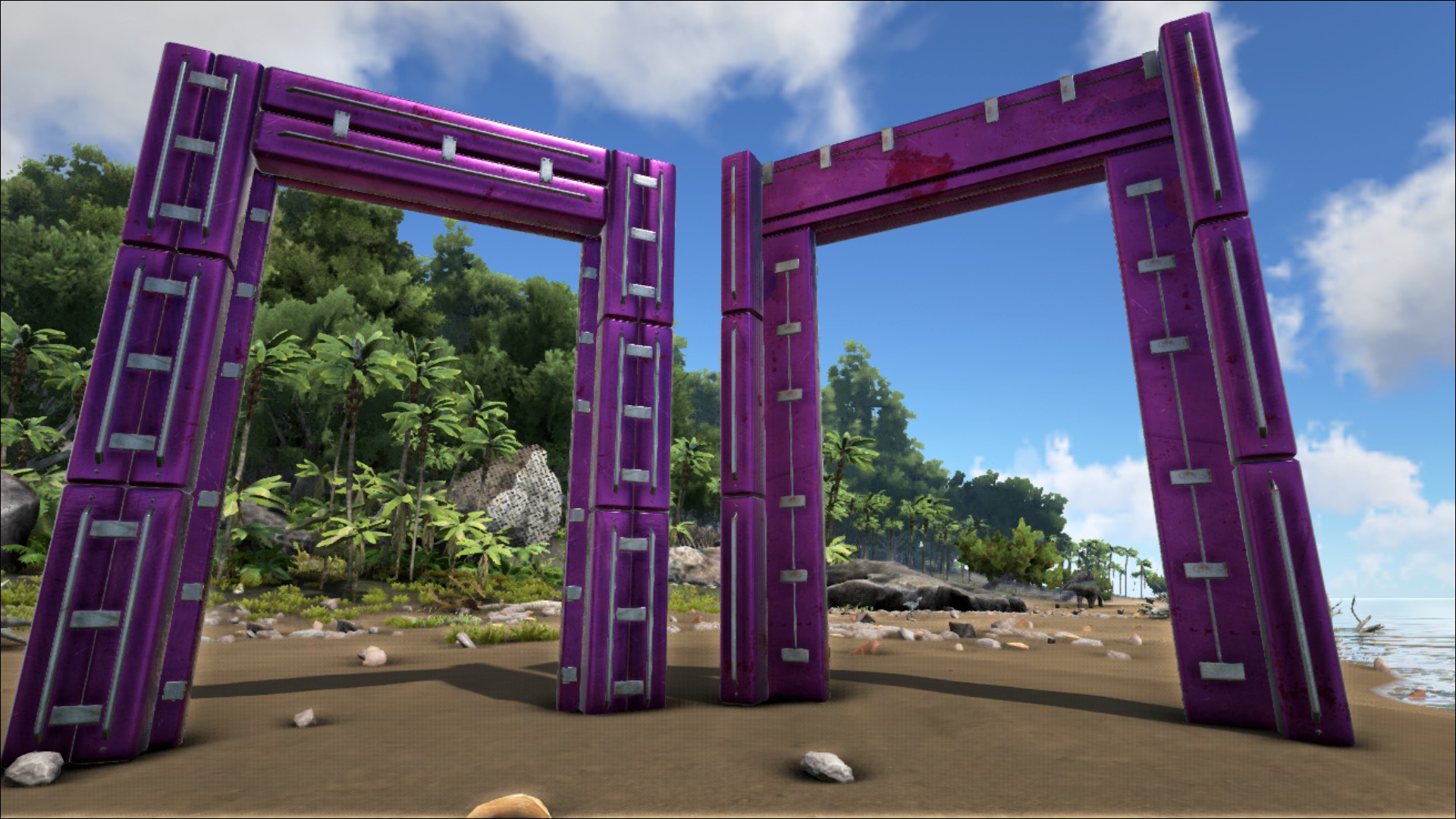 ark survival evolved dinosaur gate snap point